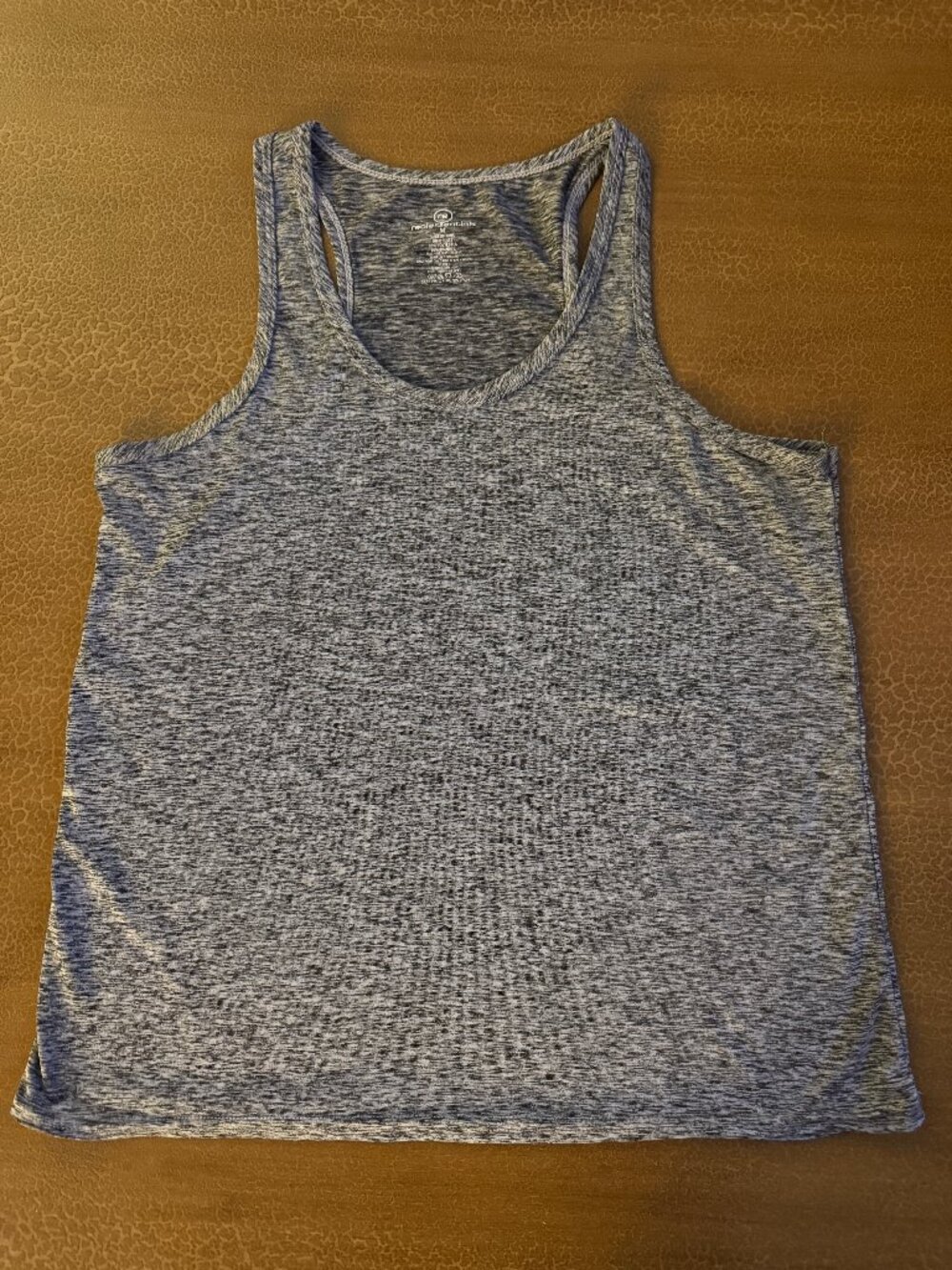 realessentials Athletic Tank Top - Black & Grey Size Medium